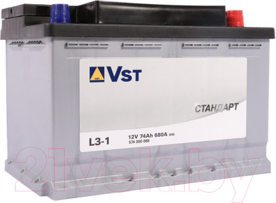 Автомобильный аккумулятор VST 574300068 (74 А/ч)