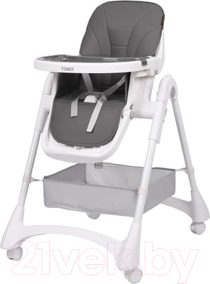 Стульчик для кормления Tomix Lucky / HA-028 (серый)