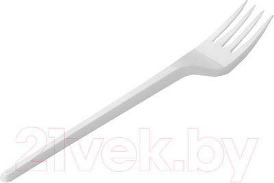 Набор одноразовых вилок Паксервис Компакт 165мм / 284542 (300шт, белый)