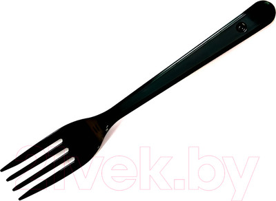 Набор одноразовых вилок Паксервис Премиум 180мм / 285514 (150шт, черный)