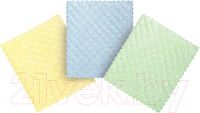 Набор салфеток хозяйственных Laima Универсальная / 606657 (3шт, ромбы)