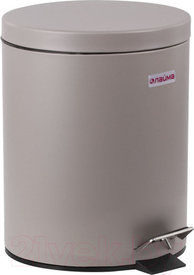 Мусорное ведро Laima Classic / 604944 (12л, серый матовый)