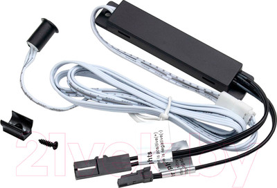 Выключатель для светодиодной ленты AKS Бесконтактный на движение врезной/накладной D8мм (60W, черный)