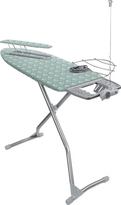 Гладильная доска Ника 12 тефлон / НТ12/2 (оливковый с ракушками)