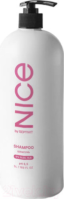 Шампунь для волос NICE by Septivit Бессульфатный для всех типов волос (1л)