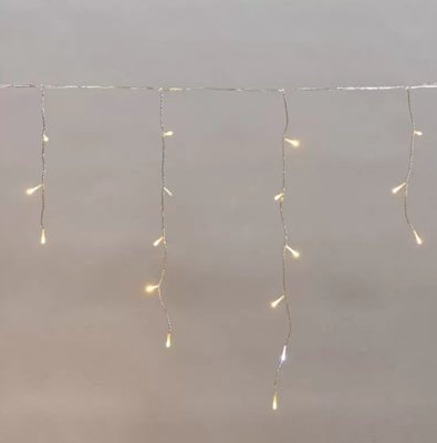 Светодиодная бахрома Neon-Night Айсикл 255-526 (5x0.6м, теплый белый)