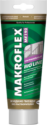 Клей Makroflex MF 190 Прозрачный Bio Line (185г)