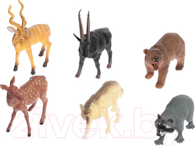 Набор фигурок игровых Sima-Land Лесные звери 2A269 / 5155891 (6шт)