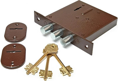 Замок врезной Симеко БИФ-0009x3-ЛК (б/п)