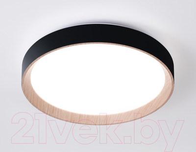 Потолочный светильник Ambrella FZ1324 (черный/светлое дерево)
