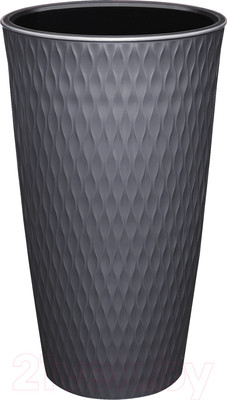 Вазон Эльфпласт Kerama 15.5 / EP583 (графитовый)