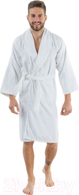 Халат Minteks Махровый ТВ03-1 (р.48, белый)