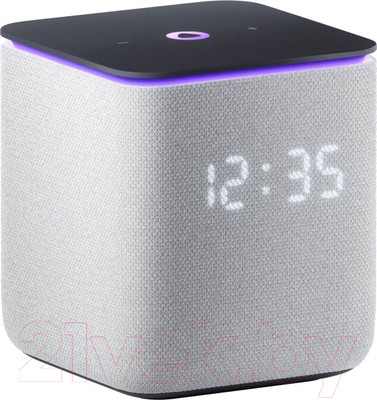 Умная колонка Яндекс Станция Миди с Zigbee YNDX-00054GRY (серый)