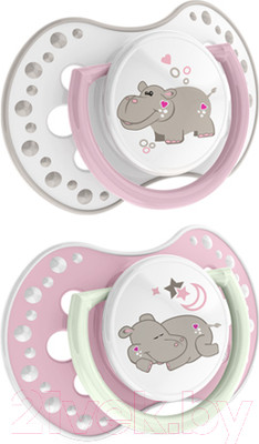 Набор пустышек Lovi Night & Day 18+ мес. / 22/916girl (2шт)