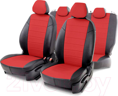 Комплект чехлов для сидений Seintex 97365 (черный/красный, для KIA Sportage IV 2015–2021)