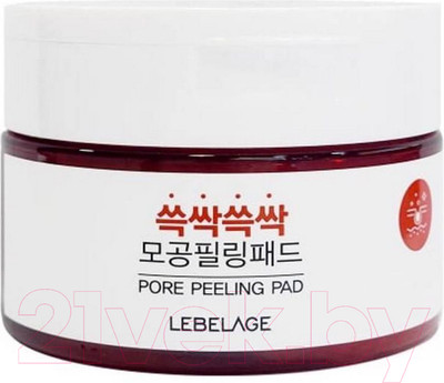 Пилинг для лица Lebelage Pore Peeling Pad (60шт)