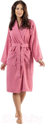 Халат Minteks Махровый ТВ04-11 (р.46, малиновый)