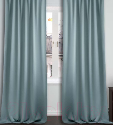 Комплект штор Моготекс 1807-0 270x150 / 19опс15-25 (2шт, 164706)