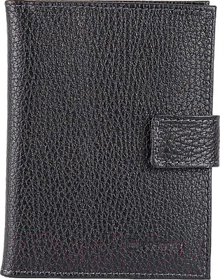 Обложка для автодокументов Poshete 604-077M-BLK (черный)