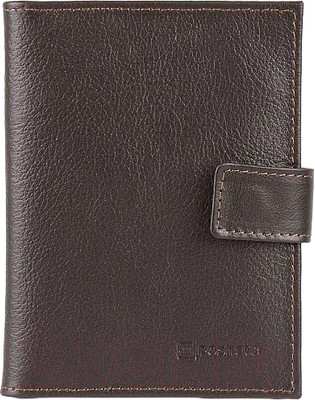 Обложка на паспорт Poshete 604-077M-BRW (коричневый)