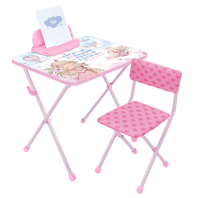 Комплект мебели с детским столом Ника КП2/МП2 Маленькая принцесса-2