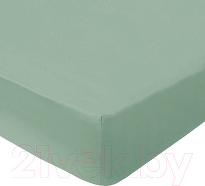 Простыня Milanika Фисташка на резинке 180x200x20 (поплин г/к)