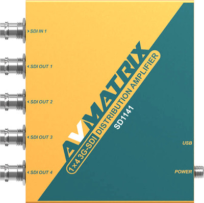 Переключатель портов Avmatrix SD1141 3G-SDI 1x4 / 29719