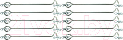 Крючок дверной Металлист Ветровой КР-250 (10шт, цинк)