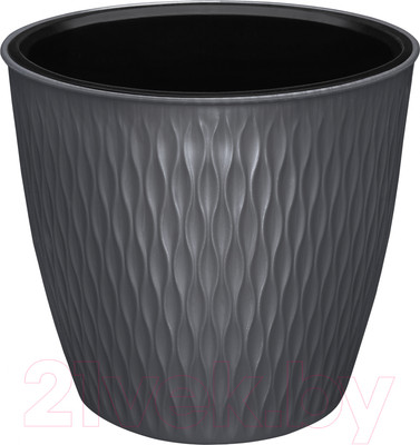 Кашпо Эльфпласт Kerama EP497 (графитовый)