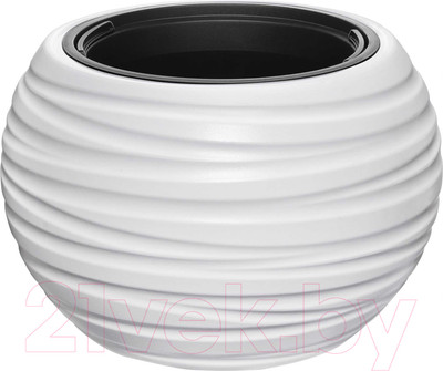 Кашпо Эльфпласт Luna / ЕР633 (белый)