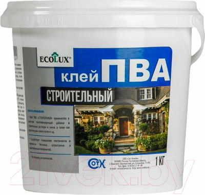 Клей Ecolux Строительный (1кг)