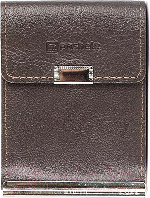 Зажим для денег Poshete 604-048EC-BRW (коричневый)