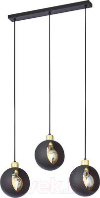 Потолочный светильник Mirastyle MH-1134D/3 BK+FGD