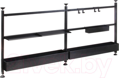 Рейлинговая система AKS Двойной (черный)