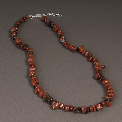 Бусы Wolves Обсидиан 1016