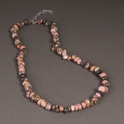 Бусы Wolves Родонит 1019