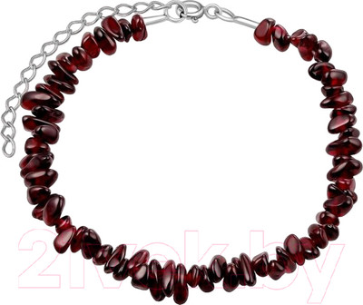 Браслет Wolves Гранат 3008