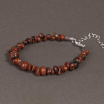 Браслет Wolves Обсидиан 3016