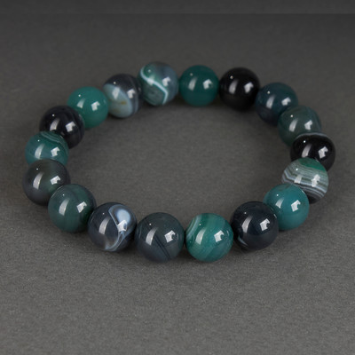 Браслет Wolves Агат 40315 (р.16, зеленый)