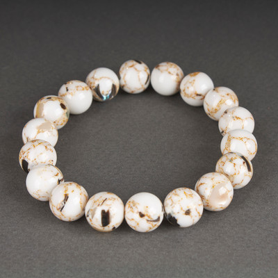 Браслет Wolves Варисцит 40399 (р.16, белый)