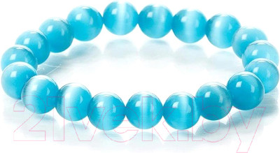 Браслет Wolves Кошачий глаз 40460 (р.21, голубой)