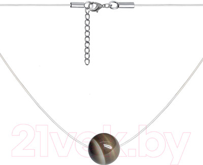 Чокер Wolves Агат 40766 (серый)