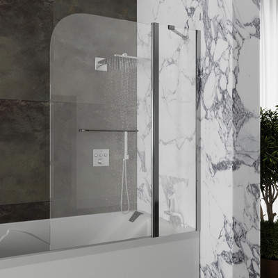 Стеклянная шторка для ванны Roxen Brimen 52010-120