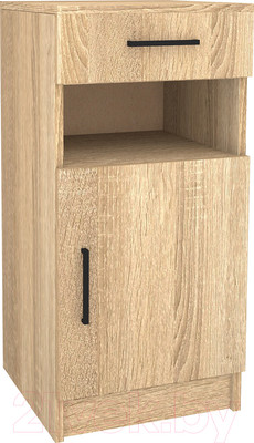 Тумба МДК ПРТ1 с ящиком 400x380x870 (дуб сонома)
