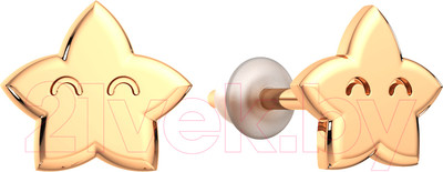 Серьги из розового золота ZORKA 300102S