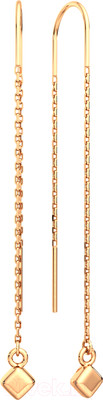 Серьги из розового золота ZORKA 300207.14K.R