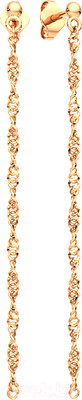 Серьги из розового золота ZORKA 300258.14K.R