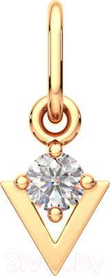 Подвеска из розового золота ZORKA 440291.14K.R (с фианитом)