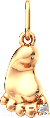 Подвеска из розового золота ZORKA 440306.14K.R (с фианитом)