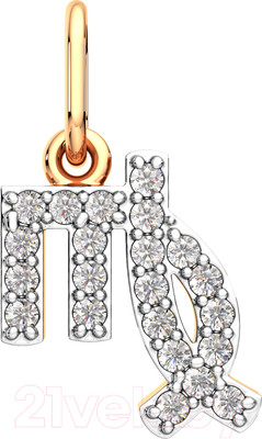 Подвеска из розового золота ZORKA 440556.14K.R.ZZ (с фианитами)